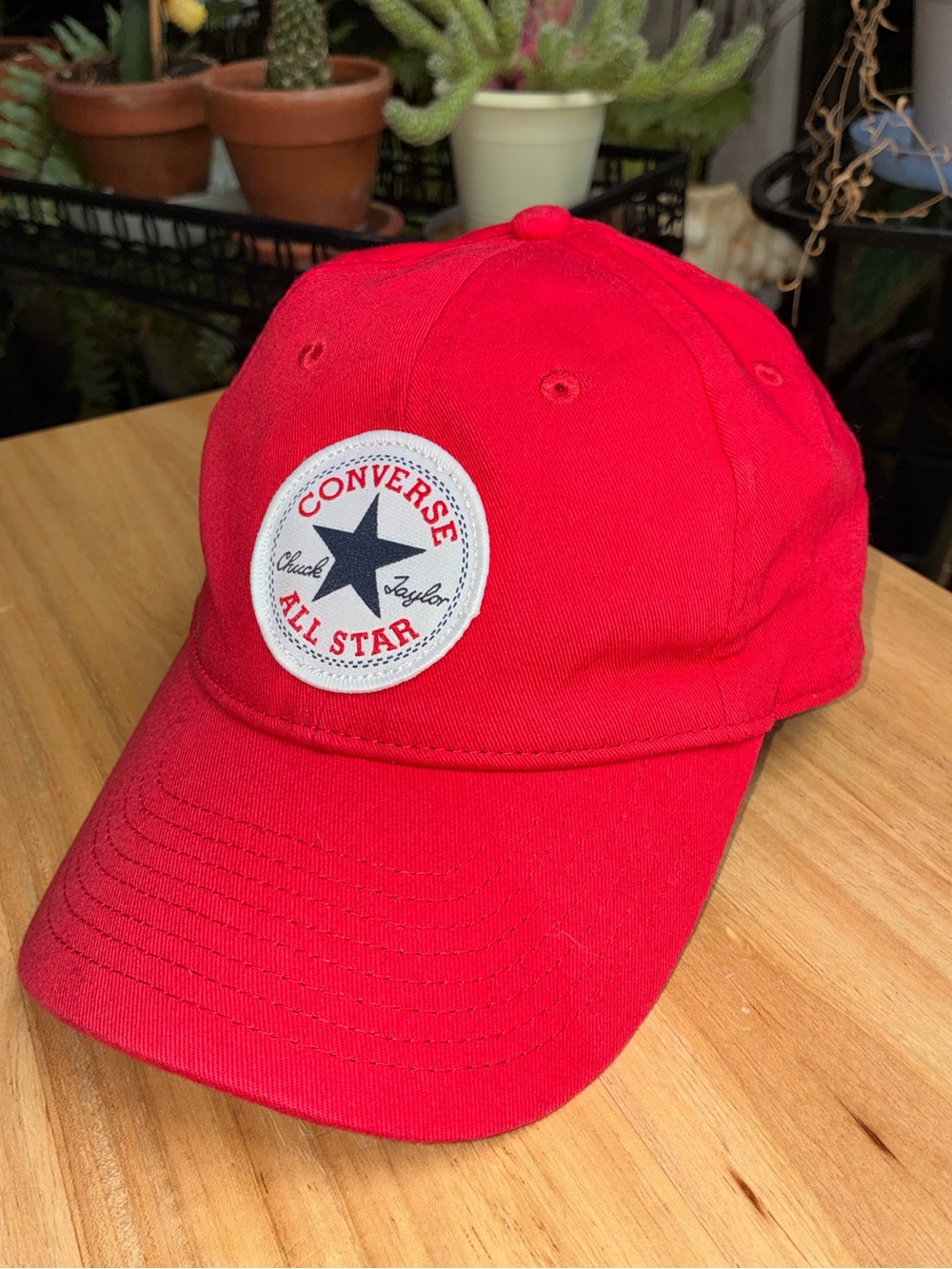 Converse Youth Chuck Taylor All Star Red Baseball Cap Hat Adjustable